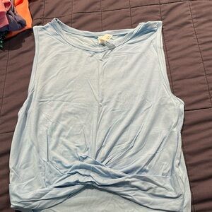 ALO Yoga Cover Tank Blue size small